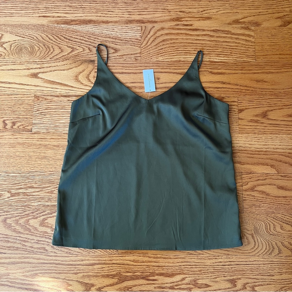 Banana Republic Satin Sleeveless Blouse